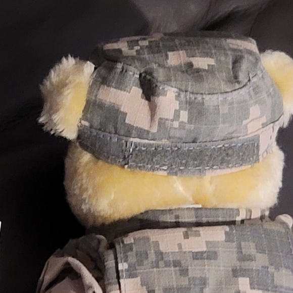 ARMY Bear Stuffed Animal Plush forces of America Military 11" Camo boots Teddy - Picture 7 of 14
